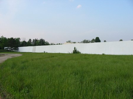 Maple City Drive-In Theatre - Fence - Photo From Water Winter Wonderland (newer photo)